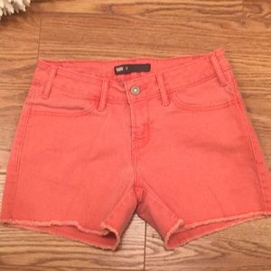 Levi’s orange shorts